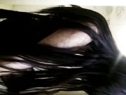 美若天仙的黑丝高跟TS瑶瑶和小帅哥在酒店卫生间激情