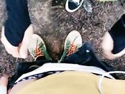 电车痴汉激情户外渣男浪女电瓶车上抽插01