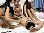 会所培训师今夜大场面四个漂亮新人轮番调教