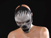 戴着骷髅面具的家伙操了一个可爱的女孩老师