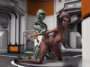 在外星球上做爱 科幻鸡巴侧入抽插高潮