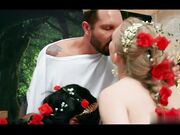 一白一黑轮流插好不舒服