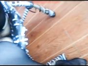 红衣女子与男友直播啪啪