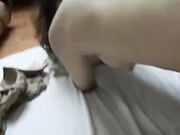 小夫妻周末大白天在家激情做爱 女的身材绝对一流 那一对奶子看见就流口水