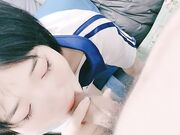 学妹毕业了带她网络挣钱花 全程露脸黑丝情趣给她吃大鸡巴 娇嫩清纯道具抽插