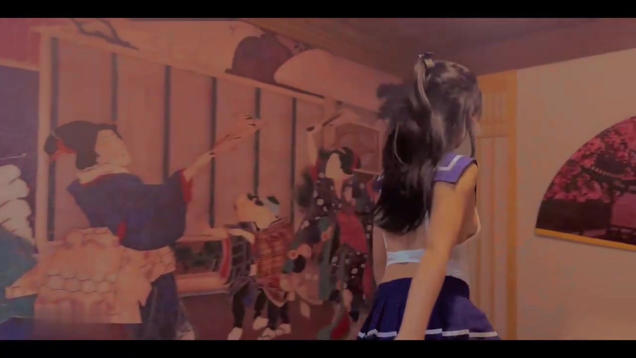 “哥哥你快出去！”发现水手服coser继妹在卧室里自慰忍不住对她抚慰