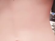 约个背带裤妹子洗完澡舌吻调情，特写口交摸逼骑坐无套猛操，操的呻吟连连搞了两炮！