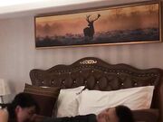 司机小王趁雇主开会与穿塑身内衣小秘偷情啪啪啪