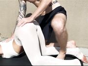 我淫荡的继妹让我操她紧致的屁眼不亏是练习瑜伽的屁股就是大骚逼也非常的紧致