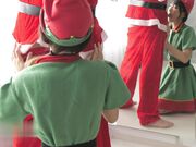 圣诞体验装的女友被轮奸