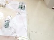 疯狂3P玩上瘾 漂亮36D美女轮干猛男 69互舔 后入抽插 戴眼镜美女果然很骚啊