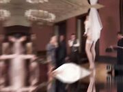 淫荡的新娘在婚礼当天和化妆师来了一场快速性爱