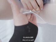 超级清纯的学生妹子没想到还有这样的一面