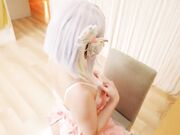 对可爱心机巨臀COSER下药2