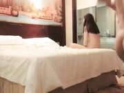 约会冷冷气质黑衣御姐高筒靴大长腿性感迷人 用力抱紧脱光光身材给力