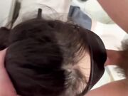 白嫩05后JK学妹 饱满的乳房 小骚穴被大肉棒内射了口爆吞精