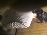 女士WC隔间多角度偷拍拍脸又拍下面