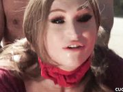 让洗车工大屌暴操的淫妻