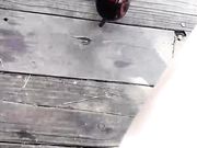 晨起公园搭讪性感美女打野战