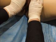 美容院女性私密护理的按摩视频