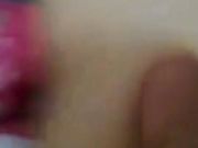 妹子被男友用手抠出水草到逼红了