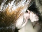 KTV放假兼职做领班的白嫩美女一起宵夜后开房打炮