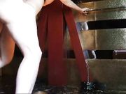 喜欢玩SM的骚货给大鸡巴口交一看就是身经百战