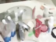 大肚猛男炮友玩性爱自拍卫生间各种抽插爆操内射浪穴