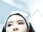 骚气妹子直播演绎跑腿小哥买了个道具JJ勾引啪啪