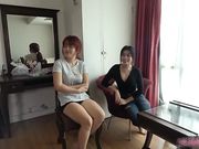 双飞2颜值身材很不错的漂亮援交美女,花招真多