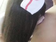 可爱小护士TS雨欣，和男友舌吻后吃鸡巴