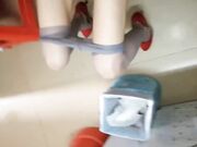 携手回家爆艹高跟红唇性感眼镜斯文女友