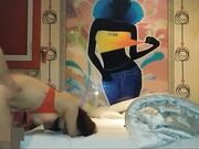 极品E奶爆乳美少妇与弯屌小鲜肉情人宾馆开房啪啪打炮