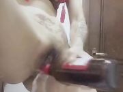 俄罗斯混血第一季先来个开胃菜露脸逼逼起啤酒瓶盖抽插喷水大秀这逼肯定练过