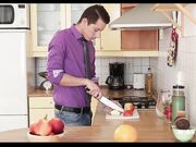 高挑大长腿美女红衣白裙太诱惑了挡不住性欲冲动一把抱住放在餐桌上就舔吸啃起来