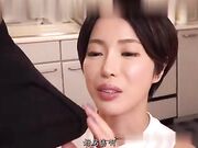 老公的黑人部下来借宿,人妻君岛美绪趁老公喝醉和黑人偷腥交欢1