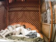 明星级性感美女与公司领导偷情时被提前安装的摄像头暗拍