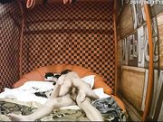 明星级性感美女与公司领导偷情时被提前安装的摄像头暗拍