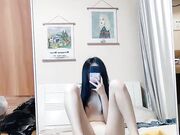 牛仔短裤贫乳美女特写深喉掰穴舔逼特别爽2