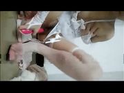 情趣白丝终极诱惑 边揉乳边AV棒速插美穴