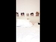 腰细胸大好身材妹子和炮友居家啪啪